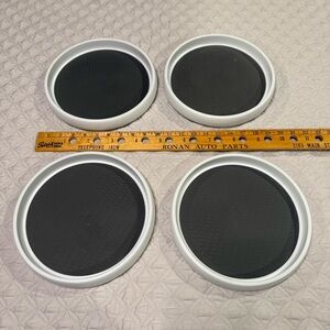 Set of Four Lazy Susan Trays